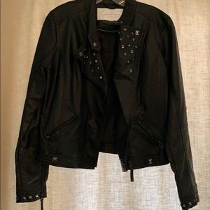 Jessica Simpson leather jacket